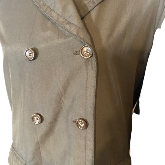 Banana Republic Brown Light Weight Button Front Jacket Women SZ S - Picture 6 of 8